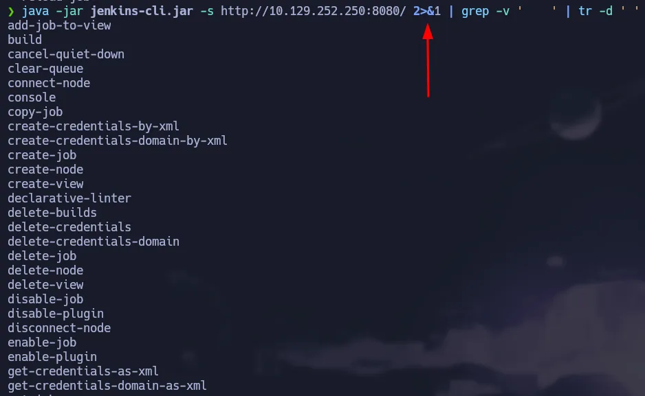 Getting All Commands