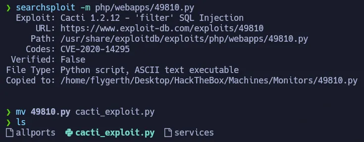 Getting the Exploit